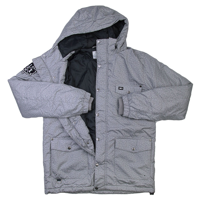 мужская серая куртка K1X Urban Hooded Fullzip 1100-0203/8899 - цена, описание, фото 2